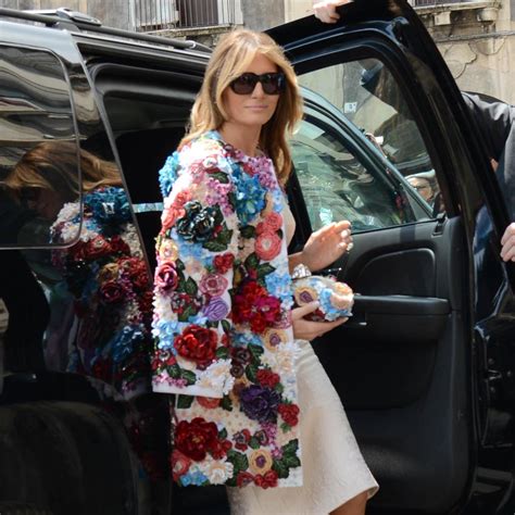 melania trump and dolce gabbana